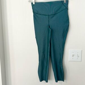 Lululemon Teal Cropped Athletic Leggings 8